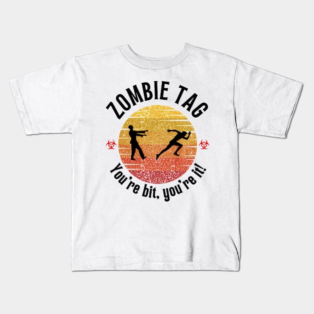 Zombie Tag 2 Kids T-Shirt by ZombieTeesEtc